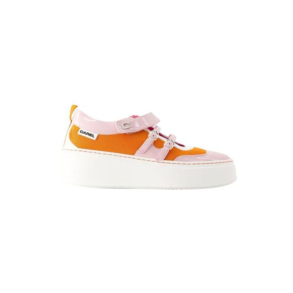 スニーカー CAREL PARIS Women Sneakers BASKINA orange Carel Paris | Shoes | Baskina Sneakers Carel Leather